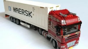 строю из лего грузовик