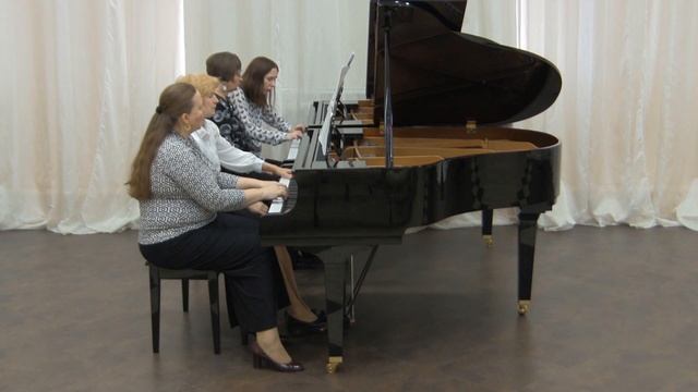 А.Лядов ВОЛШЕБНОЕ ОЗЕРО, Ф.Лист БОЛЬШОЙ ХРОМАТИЧЕСКИЙ ГАЛОП, квартет пианистов МЭЛ