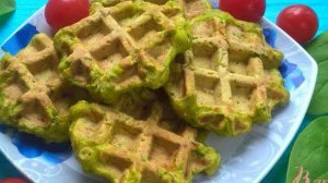 Закусочные вафли из кабачка