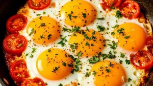 Быстрый завтрак с большой пользой. Яичница.