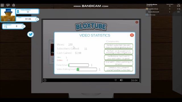 Staring To Become a Famous BloxYT!! | BloxTube [BETA] | Roblox смотреть онлайн