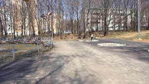 Даня на велосипеде в парке "Дружба" 20.04.2014