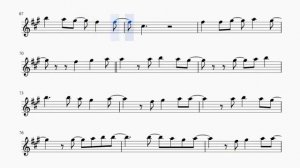 Если бы на Марсе. Е.Хавтан - В.Жуков. Для альт саксофона