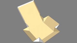 Видео сборки коробки для гамбургера, вариант 2