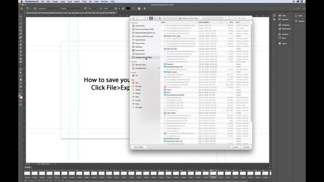 How to save your animation in Photoshop as an mp4 file. смотреть онлайн