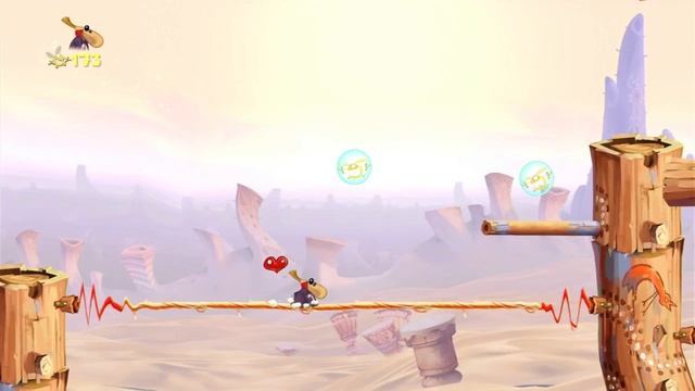 Rayman Origins. 09. Этап Crazy bouncing