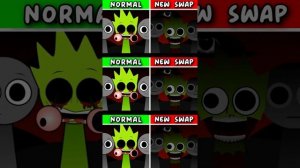 Incredibox Sprunki Swap (Normal VS swapped version in new mod) #incredibox #animation #shorts