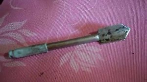 садовая лопатка из трубы