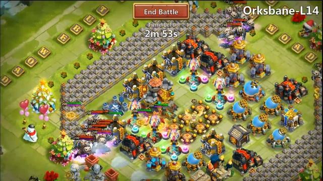 Castle Clash OP Hero Double evolved Gunslinger Vs Heroes Trial L17 How far can she get SOLO ?? смотреть онлайн