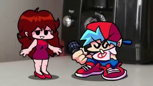 annoying orange vs fnf but only when gf and orange are besties