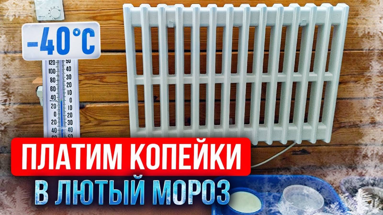 Отопление Электричеством при (-40°C): Как Мы Обогрели Дом БЕЗ ГАЗА и Заплатили ВСЕГО 2100 рублей?!