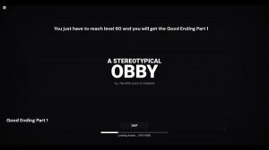 A STEREOTYPICAL OBBY ALL ENDINGS [ GOOD Ending, SECRET Ending, JAMES Ending ] Roblox