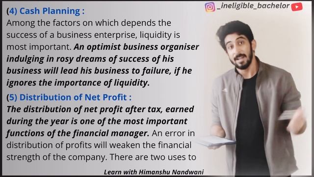 Meaning & Importance of Financial Management | TY B.COM | Business Administration #himanshunandwani