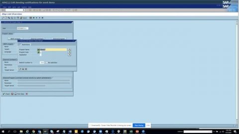 SAP ABAP:How to Schedule or Create a SAP Job?