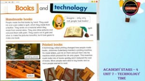 Academy Stars 4 _ Unit 7 - Technology time _ Lesson 2 - Reading