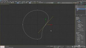 31 - Редактирование сплайнов Bezier в 3ds Max 2025