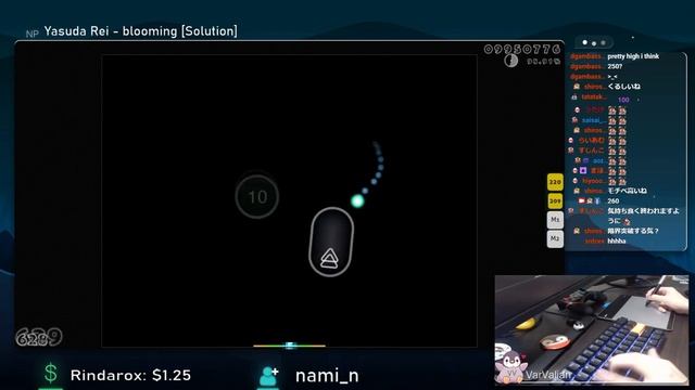 [Live] Varvalian | Yasuda Rei - blooming [Solution] +HDDT 99.37% {#1 669pp FC} - osu!