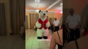 Белый мишка 004 на день рождения. Праздник для девочки 45 лет