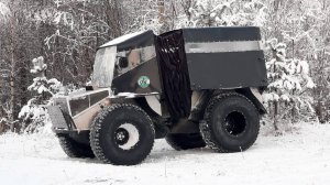 Ходовые испытания вездехода Крайт