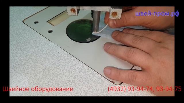 Маски медицинские. Приваривание резинки. смотреть онлайн