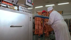Сосисочная линия "Бумеранг" на Обнинском мясоперерабатывающем комплексе