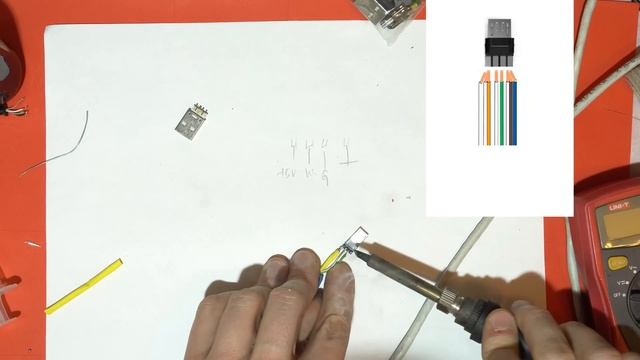 USB кабель из витой пары своими руками