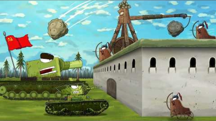 СОВЕТСКИЕ ТАНКИ vs КАТАПУЛЬТЫ Монголо-Татаров.Попали в прошлое Gerand