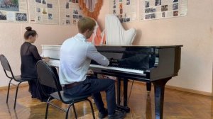 Козырев Максим и Черных Марина      Ф.Пуленк "Каприччио"для двух фортепиано