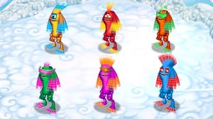 Утолапа / Whaddle - все варианты цвета призматиков (My Singing Monsters: Dawn of Fire)