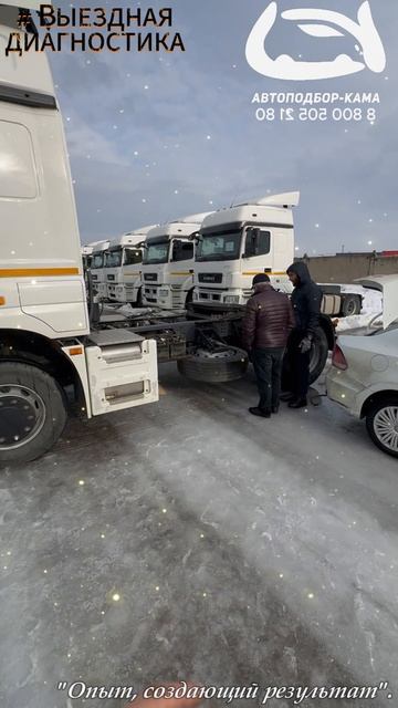 Выездная диагностика седельного тягача КамАЗ 5490 2020 г.в.🔥 #выезднаядиагностика #камаз5490