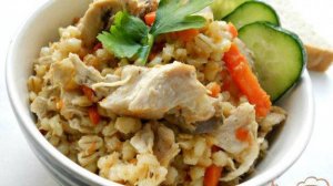 Каша перловая с курицей в мультиварке