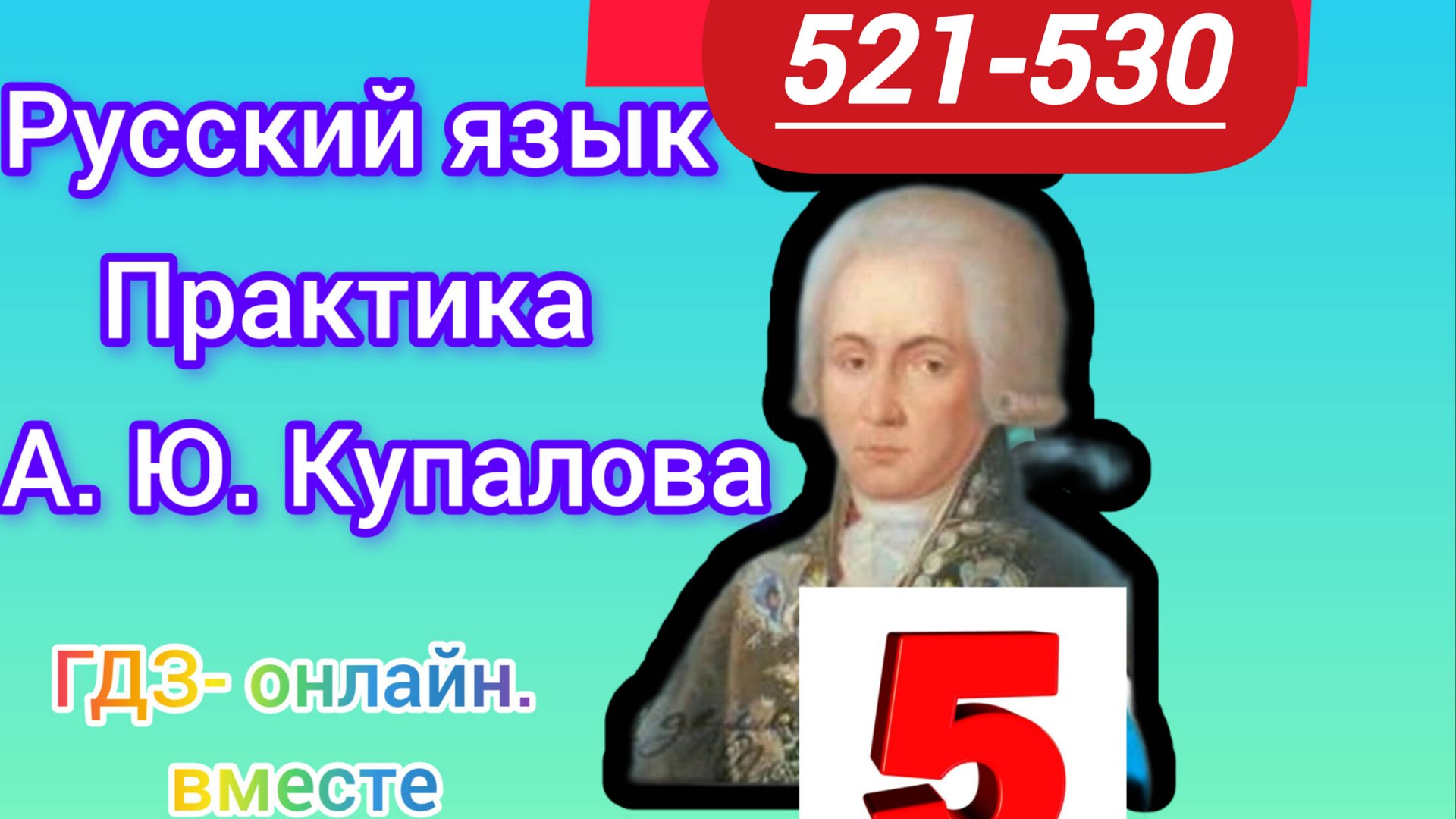 5 класс. ГДЗ. Русский язык. Практика. Купалова. Упражнения 521-530. Без комментирования смотреть онлайн