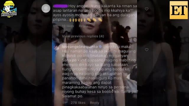 Angeline Quinto criticized for showing too much skin смотреть онлайн