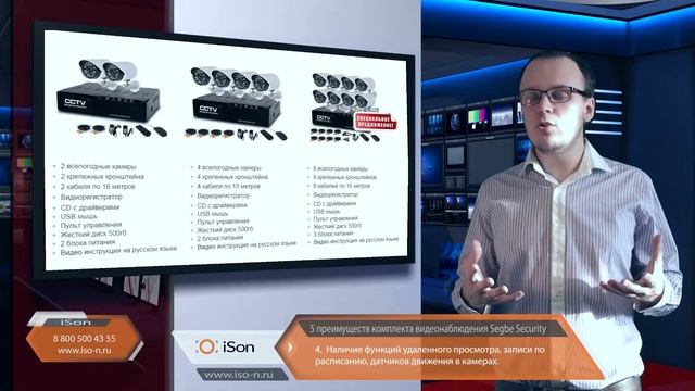 Готовая недорогая система видеонаблюдения