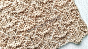 Симпатичный ромбы с рельефными линиями для вязания джемпера, палантина