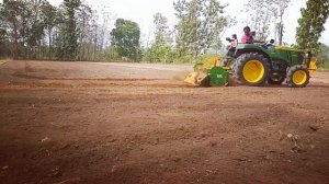 johndeere 3036E dry land performance with 5feet rotovator |compact tractor|✓трактор