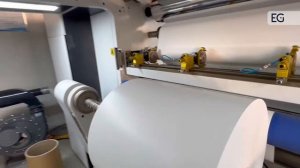 Видео работы бобинорезательного станка модель HFQL - 2800G