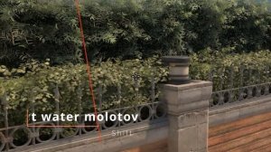 Overpass monster smoke + short molotov from 1 spot