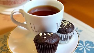 Постный кекс на меду