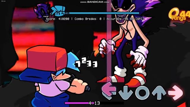 Triple Trouble but Cuphead sing it. (VS SONIC.EXE) - FNF смотреть онлайн