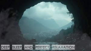 🌬️ Misty Cave Sounds – Rain, Wind, and Dripping Water for Deep Sleep