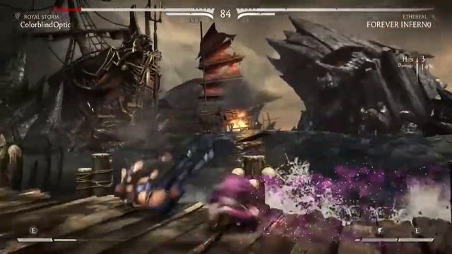 Kitana vs Mileena Mortal Kombat X смотреть онлайн