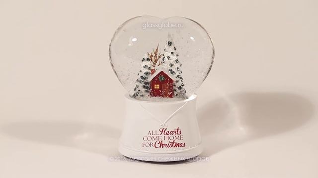 Стеклянный шар со снегом Сердце смотреть онлайн