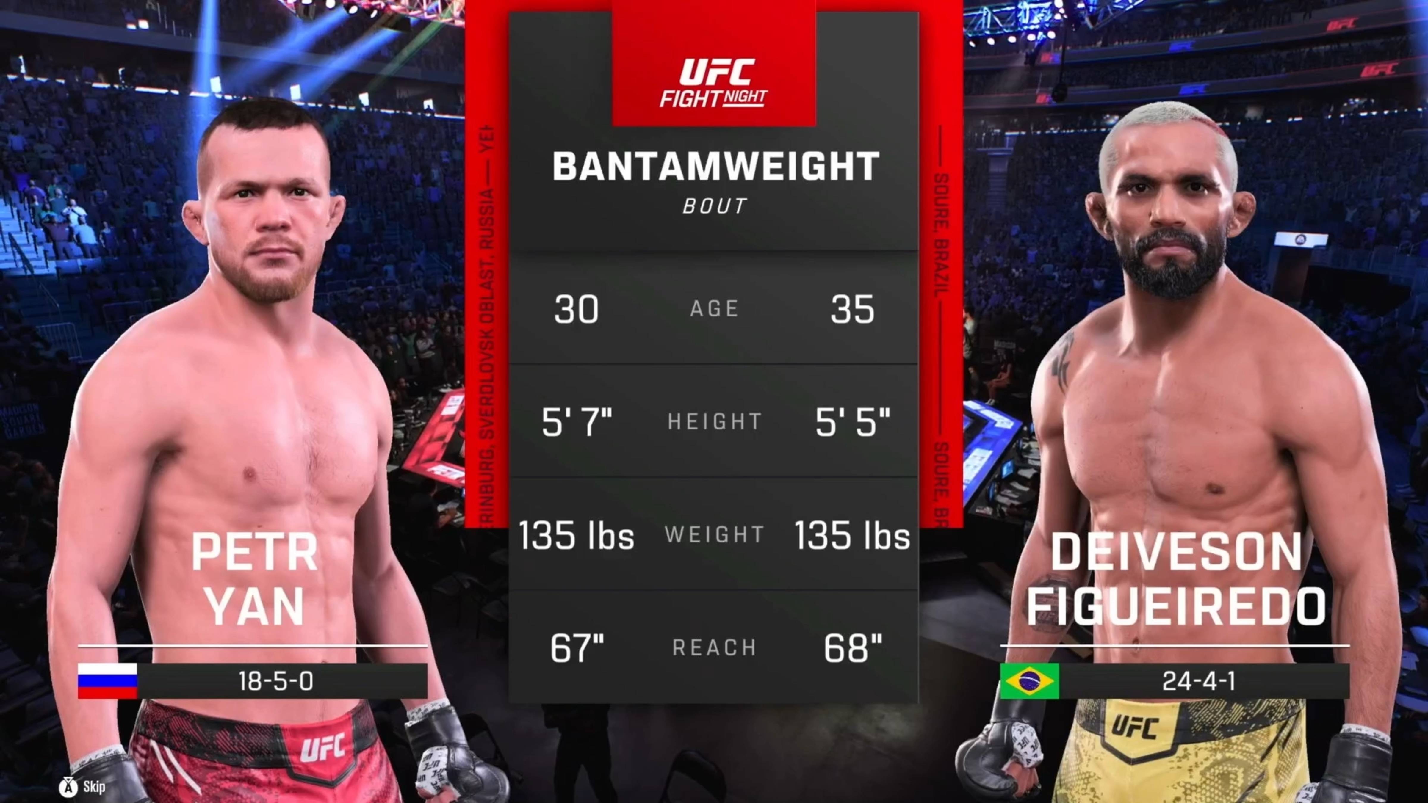 Петр Ян vs. Дейвесон Фигередо смотреть онлайн