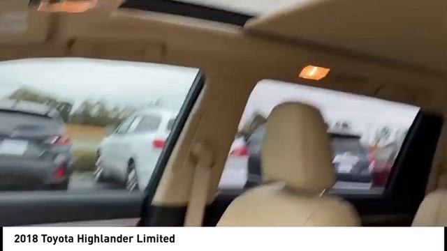 2018 Toyota Highlander Limited Used 38340A смотреть онлайн
