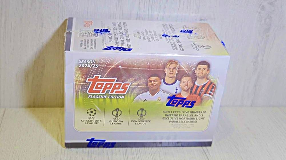Topps UEFA Club Competitions 2024-2025 - открываем 1 бокс #4 смотреть онлайн