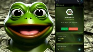 Pepe mining Пепе майнинг без вложений. Облачный майнинг 2025.