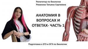 контрольная 1 анатомия - ткани, нервная система, железы - проверь себя!