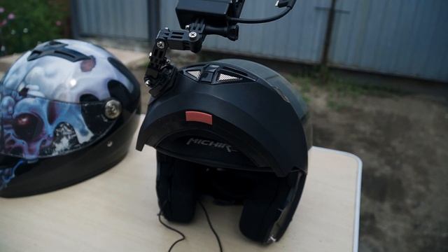 Как закрепить GoPro на МотоШлем Michiru