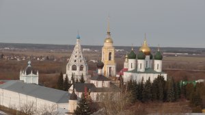 Вид на Коломну со смотровой площадки колокольни храма Иоанна Богослова